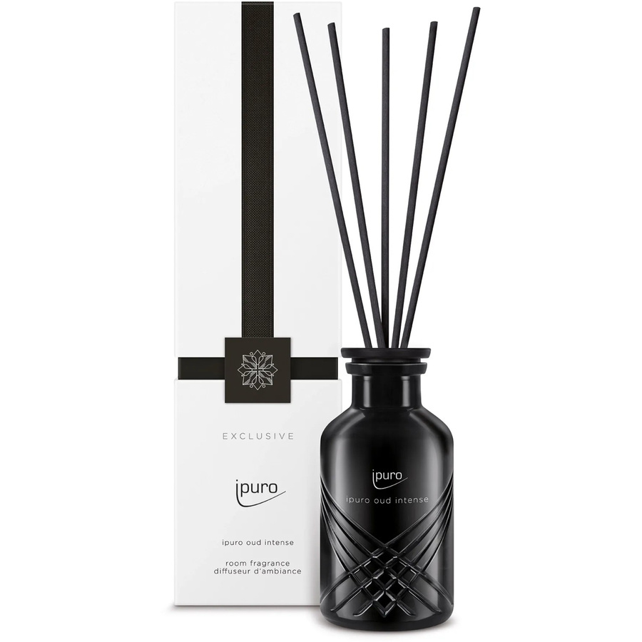 ipuro Raumduft Exclusive Oud Intense Reed Diffuser Orientalisch Schwarz 240 ml - Bild 2