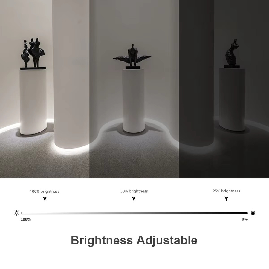 Lcamaw Neon Flex LED Silikon-Licht in Schwarz mit warmweißem Licht, DC24V, inklusive Zigbee 3.0 Controller, kompatibel mit Tuya App, Amazon Alexa und Google Assistant, wasserdicht für deine Raumdekoration - Bild 3
