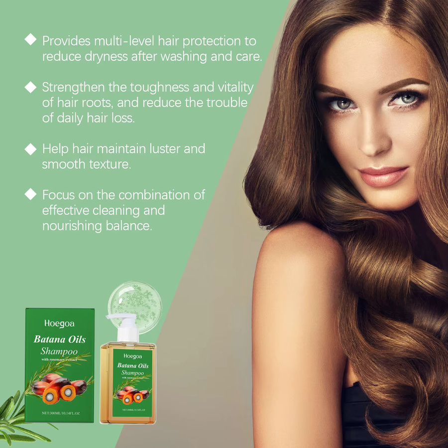 HOEGOA Bio-Batana-Öl-Shampoo mit Rosmarin-Extrakt, Unisex - Bild 2