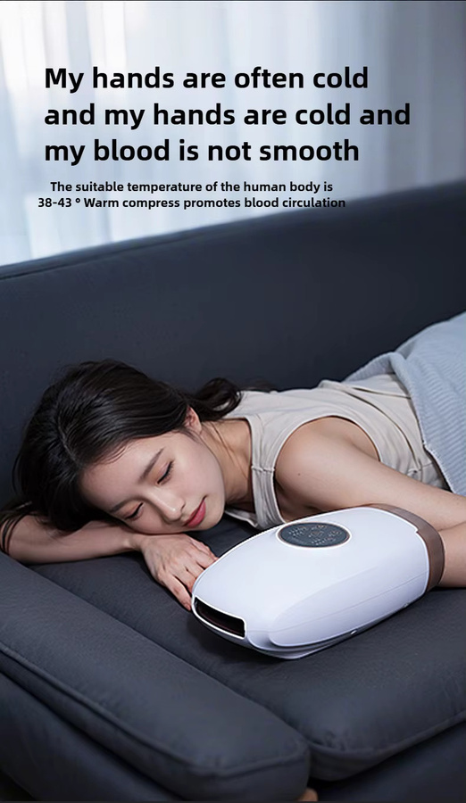 JAIYORL Elektrisches Handmassagegerät mit Wärme-Airbag-Wrap - Bild 4