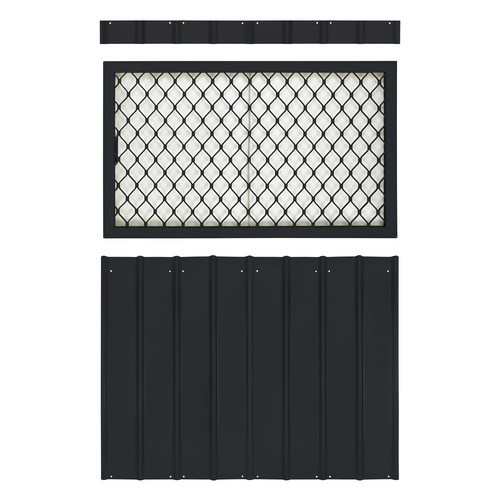 Globel Industries Seitenfenster für Gerätehäuser Skillion, Dream und Lean-To, Anthrazit, B: 124 cm, H: 75 cm - Bild 3