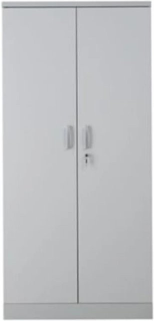 PROREGAL Aktenschrank Beetle mit Scharniertüren und Schloss, Grau, H x B x T: 195 x 92 x 42 cm - Bild 1