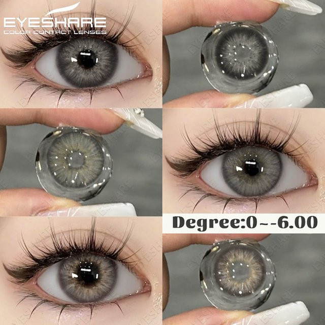 EYESHARE farbige Kontaktlinsen, Jahreslinsen, 2 Stück - Bild 1