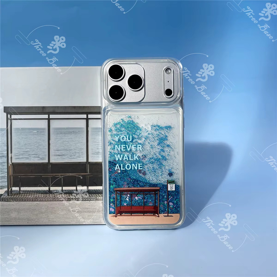 KPOP Group Spring Day Handyhülle mit Floating Liquid Quicksand und Glitter für Samsung Galaxy S25 S24 S23 A56 A36 A55 A54 A17 A07 - Bild 3