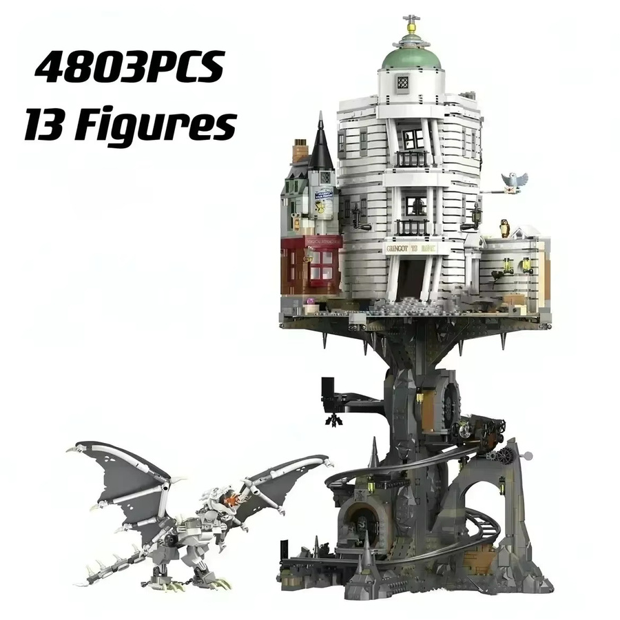 Potdemiel Zaubererbank, Bausteinmodell, Fantasy, 4803 Teile - Bild 5