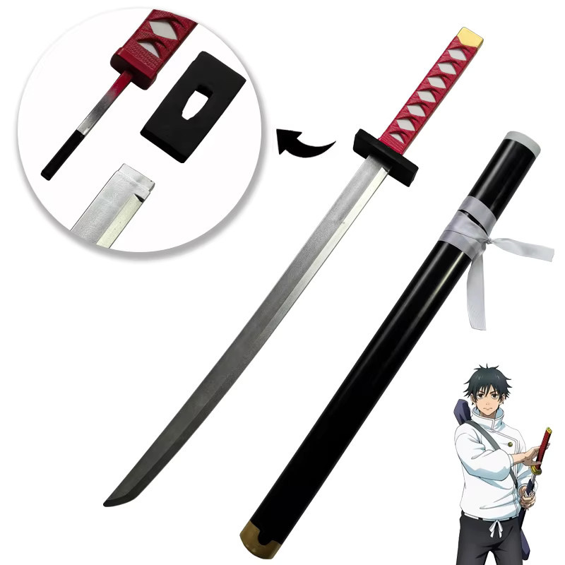Bandai Jujutsu Kaisen Okkotsu Yuta Katana, Ninja-Messer, Kunststoff, Schwarz - Bild 3