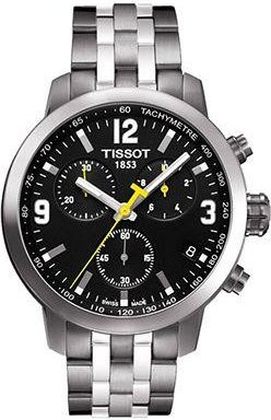 Tissot Chronograph, Quarz, Edelstahl, Schwarz, Herren - Bild 1