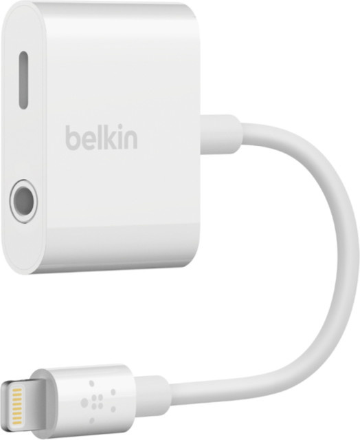 Belkin Rockstar Audio und Ladeadapter mit 3,5 mm Klinkenanschluss in Weiß - Bild 1