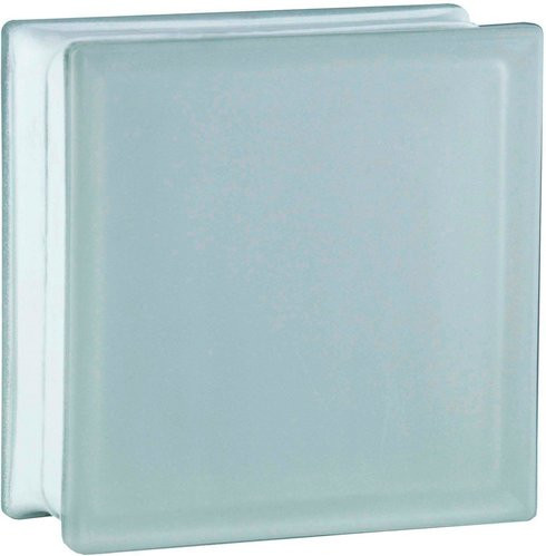 Fuchs Design Glasbaustein in Weiss mit Satin-Finish, B/H: 19 x 19 cm - Bild 1