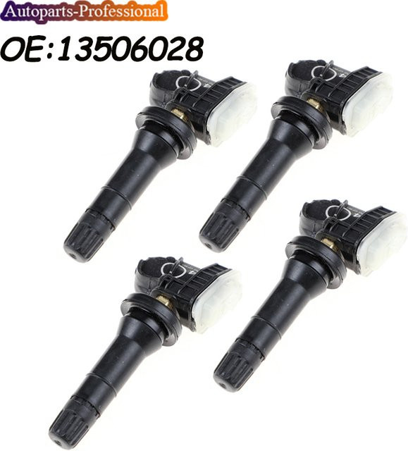 YAOPEI Reifendruckkontrollsensor TPMS 433MHz für Opel Astra K, Adam, Karl und Zafira C in Schwarz - Bild 1