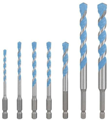 Bosch EXPERT HEX-9 MultiConstruction Bohrer-Set, 7-teilig, blau, mit Hartmetallspitze - Bild 1