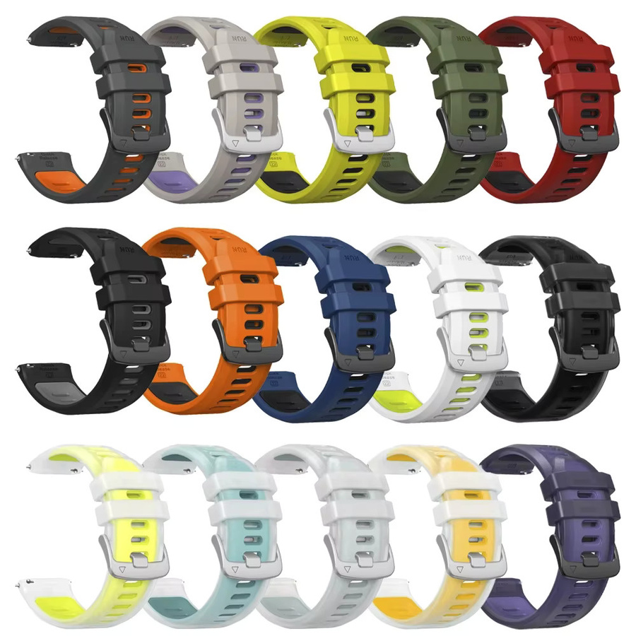 QCTOG Uhrenarmband Silikon, 22 mm, Unisex - Bild 3