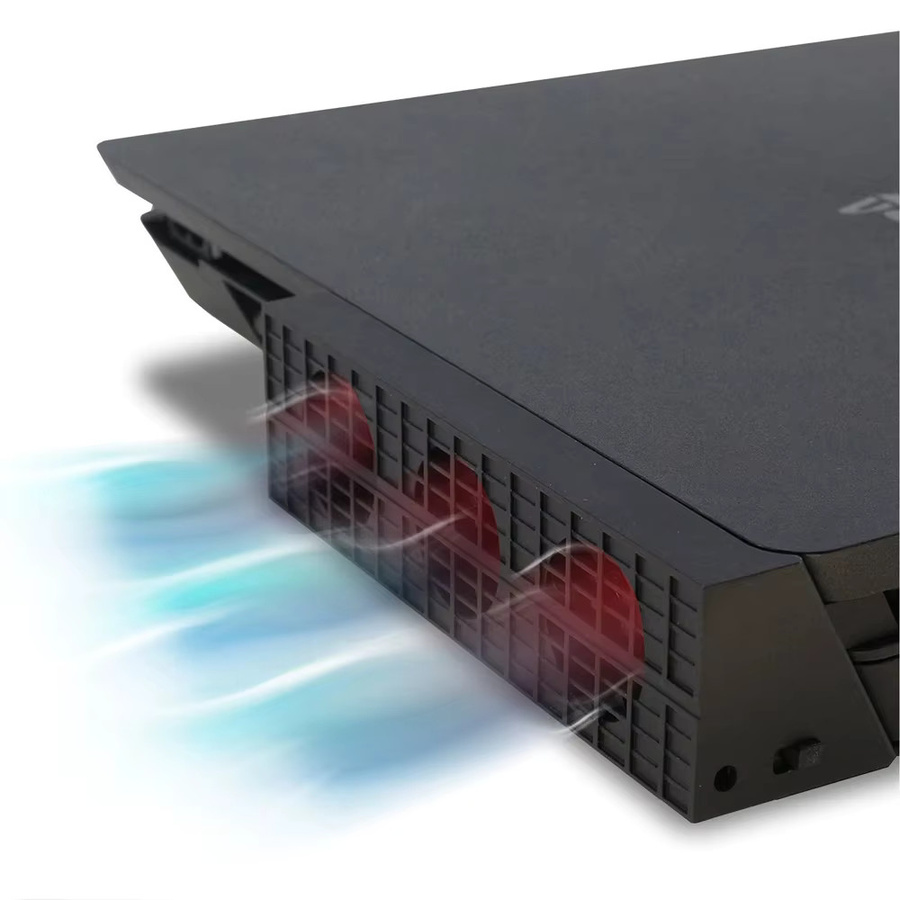Tragbarer USB-A Kühler für Sony PlayStation PS4 Pro Slim in Schwarz - Bild 2