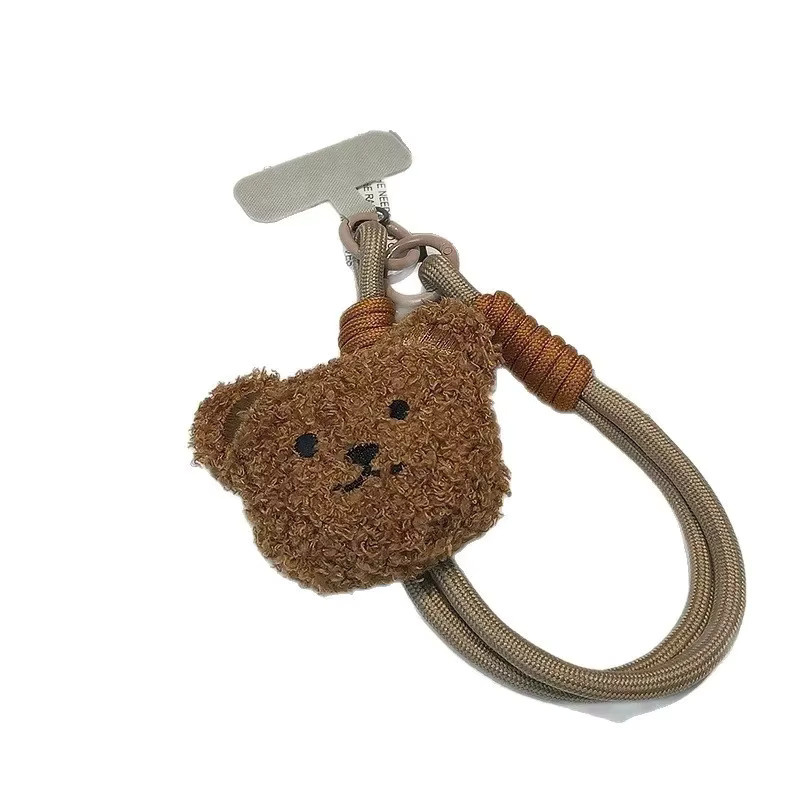 Tutew Telefon Armband, Cartoon 3D Plüsch Fuzzy Bears, Lanyard Strap - Bild 2