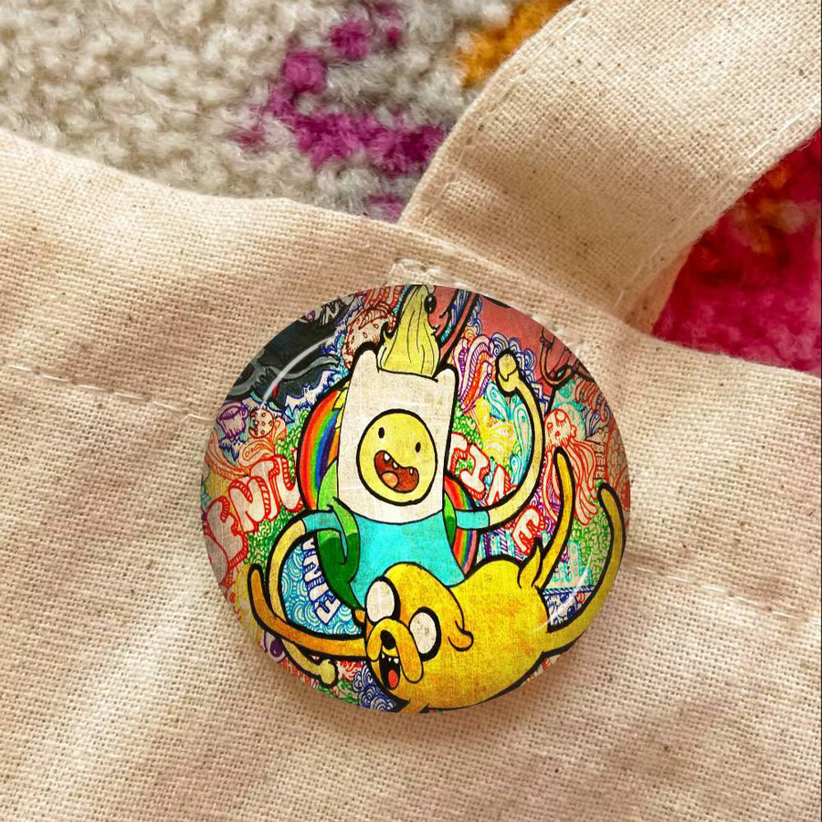 Anstecknadeln Cartoon Adventure Time, 32/44/58mm - Bild 4