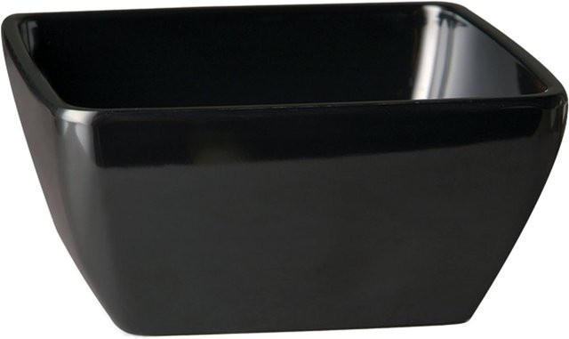 APS Schale PURE aus Melamin in Schwarz, eckig und quadratisch, Volumen: 1500 ml, B/T/H: 19 x 19 x 9 cm - Bild 1