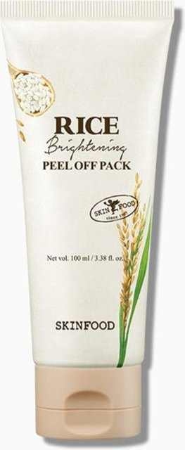 SKINFOOD Rice Brightening Peel Off Pack, 100 ml, für trockene Haut - Bild 1