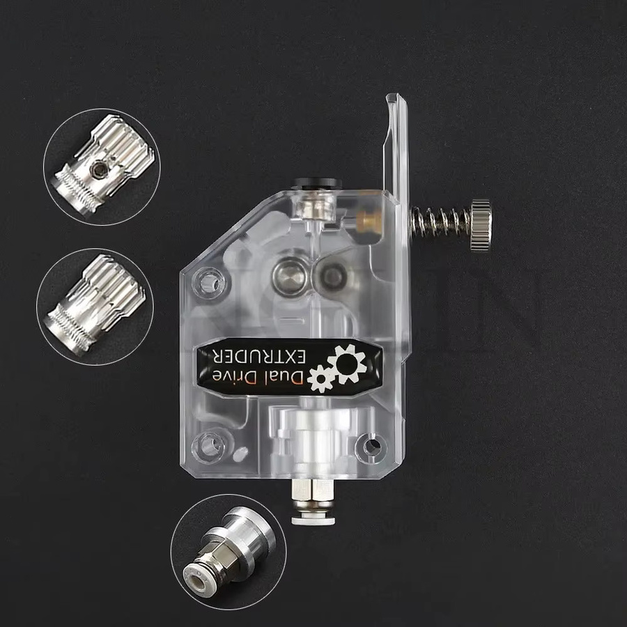 JINGLIN BMG Extruder-Kit mit Doppelantrieb und gehärtetem Stahl-Upgrade-Zuführgetriebe für Prusa DIY Bowden Direct Extruder - Bild 3