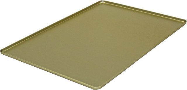 Schneider Ausstellblech aus Aluminium, eloxiert, Farbe: Champagner/Gold/Beige, Rechteckig, B/T/H: 32 x 48 x 1 cm - Bild 1