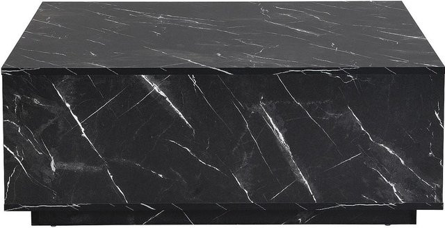 Couchtisch Antrim von Pascal Morabito in Schwarz, quadratisch, B: 90 cm, T: 90 cm, H: 35 cm - Bild 1