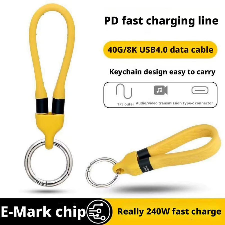 G-Rhino USB4 USB-C auf USB-C Kabel mit 240 W Schnellladung und 40 Gbit/s Datenübertragung für 8K Auflösung - Bild 5