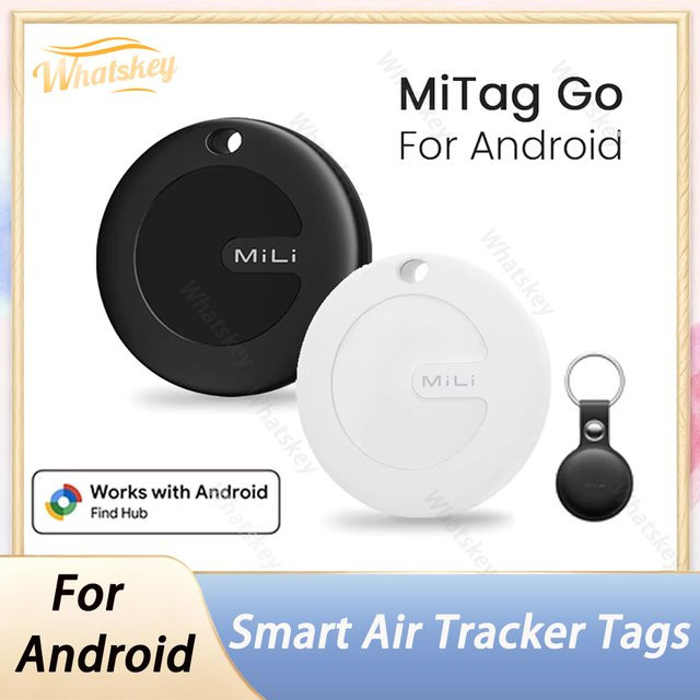 MiLi MiTag Go Bluetooth Tracker für Android, wasserdichter Smart Tag Schlüssel Finder in Schwarz - Bild 1