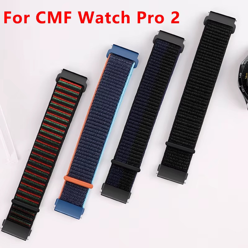 CMF Uhrenarmband Nylon-Sport-Loop, Schwarz, Unisex - Bild 2