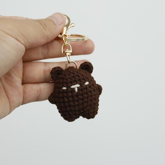 Schlüsselanhänger Linyi toy, Tierdesign, schwarz, Unisex - Bild 1