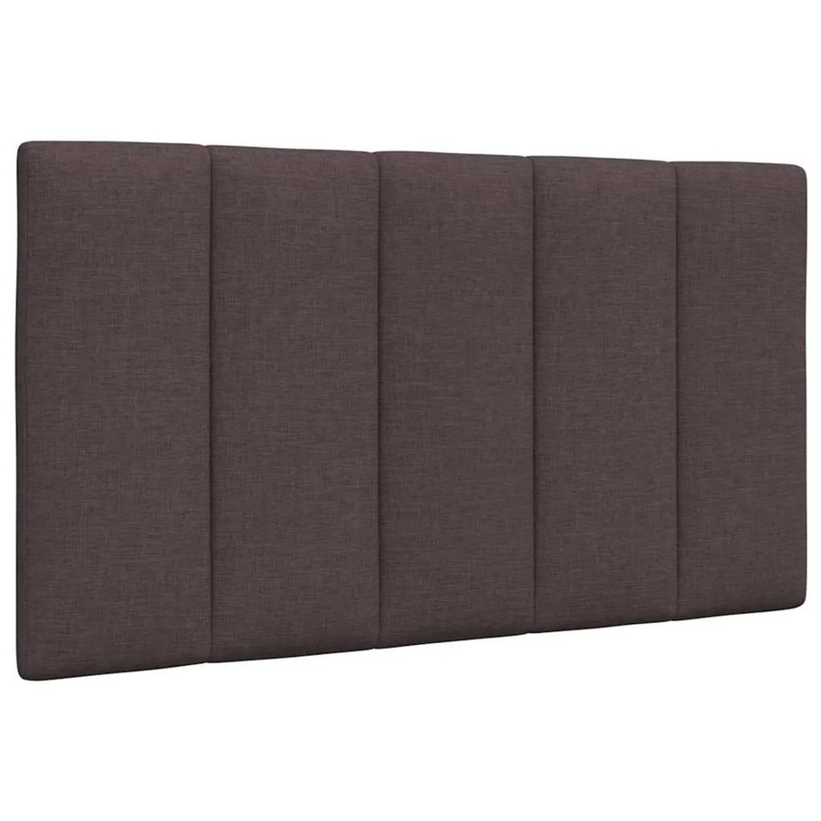 vidaXL Kopfteil-Kissen Hanko Dunkelbraun mit Linien-Design aus Stoff, Breite: 80 cm, Höhe: 200 cm - Bild 2