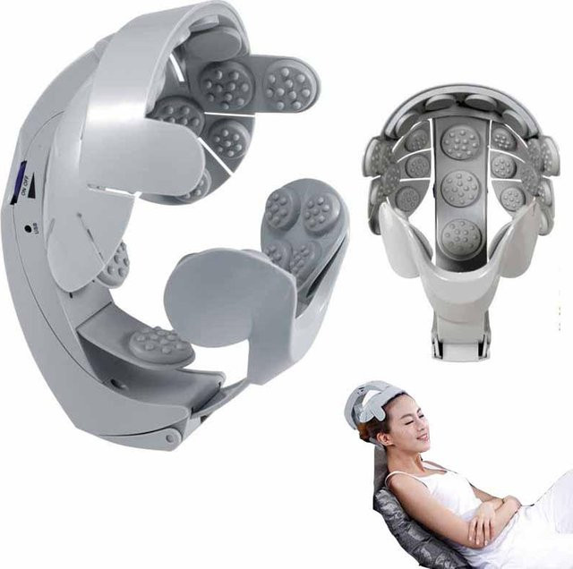 Binchi Health Technology Elektrisches Kopfmassagegerät, grau - Bild 1