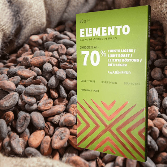 Elemento Amazonas Awajún Schokolade leicht 50 g - Bild 1