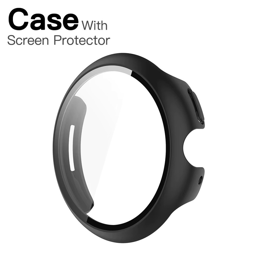 Google Schutzhülle und Displayschutzfolie für Google Pixel Watch 3, Weiß, Kunststoff, Unisex - Bild 2