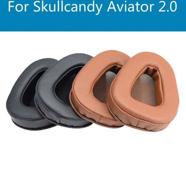 Skullcandy Ersatz-Ohrpolster für Roc Rocnation Aviator 2.0 in Braun mit weichem Protein-Schaumstoff - Bild 1
