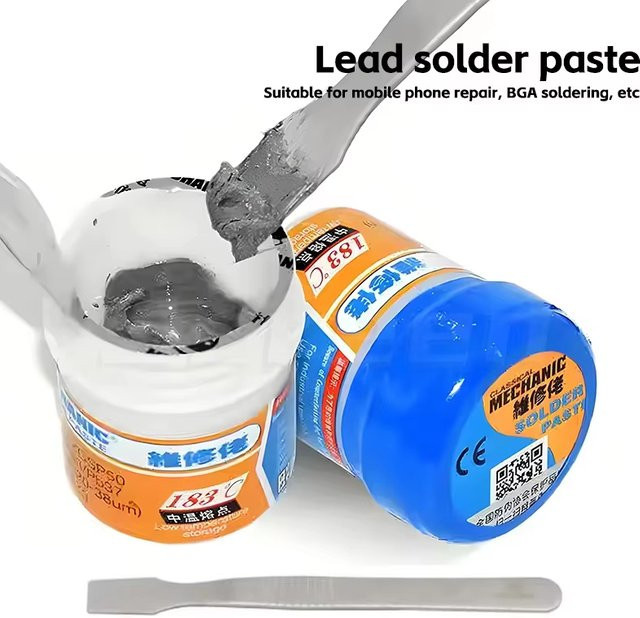 Mechanic Xg50 Lötpaste 183 °C für BGA SMT SMD PCB Reparatur, Lötflussmittel in Grün, 35g/60g - Bild 1