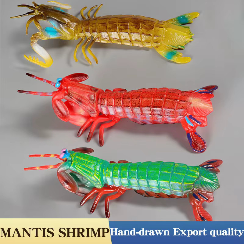 XIALIBAOMOWAN Mantis Garnele, Actionfiguren, Meerestiere, Bunt, Kunststoff - Bild 2