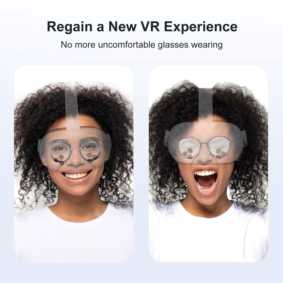 Tahnuhna VR-Objektive mit Myopie-Korrektur für Oculus Quest 2, Quest 3, Quest 3S, PS VR2 und PICO 4, transparente Anti-Blau-Verschreibungslinsen als Zubehör - Bild 4