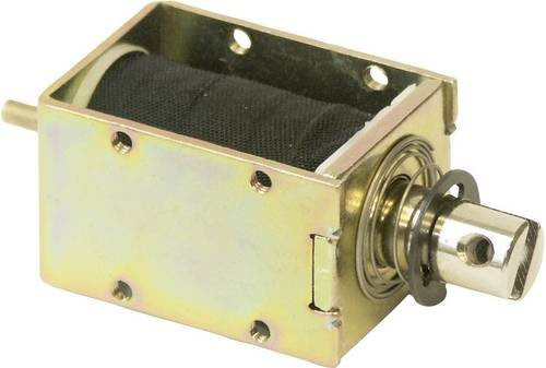 RED MAGNETICS Hubmagnet ITS-LS2924B-D-12VDC drückend, 12 V/DC, 4.5W, Silber - Bild 1