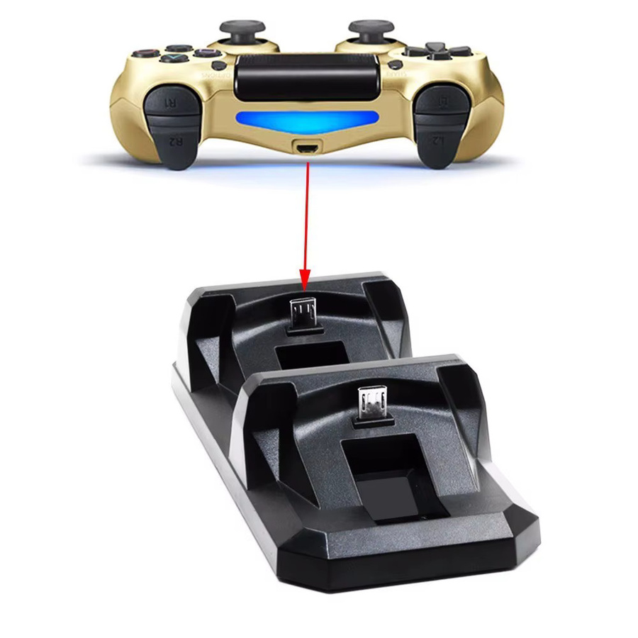 Sony USB Dual Ladegerät für PlayStation 4 Controller in Schwarz - Bild 3