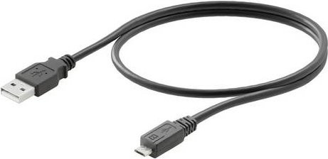 Weidmüller USB-Kabel USB-A auf Micro-USB in Schwarz, Länge: 0,5 m - Bild 1