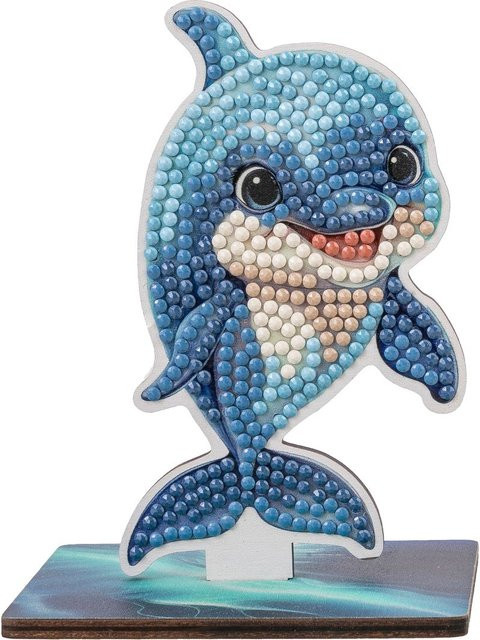 Craft Buddy Crystal Art Wildlife Buddies Delfin Diamond Painting ab 6 Jahren - Bild 1