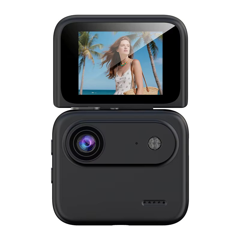 BAJEAL HD Y360 Action-Kamera mit umklappbarem ABS-Bildschirm und Brusthalterung - Bild 4