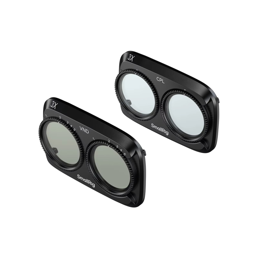 SmallRig Filterkit für DJI Osmo Pocket 4P mit VND1-5 und CPL Filter in Schwarz - Bild 1