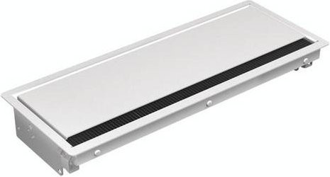 Bachmann CONI Einbaurahmen lang für fluchtende Steckdosenleisten, weiß, RAL 9016 - Bild 1