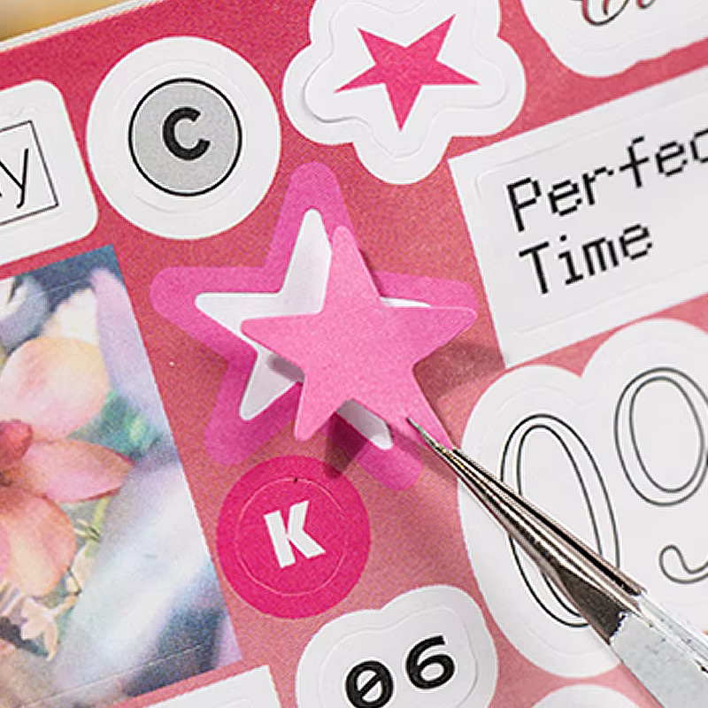 Mr.Paper Deko-Stickerbuch Set mit 30 Stück bunten Journal-Planer-Aufklebern für Scrapbook und DIY Tagebuch - Bild 4