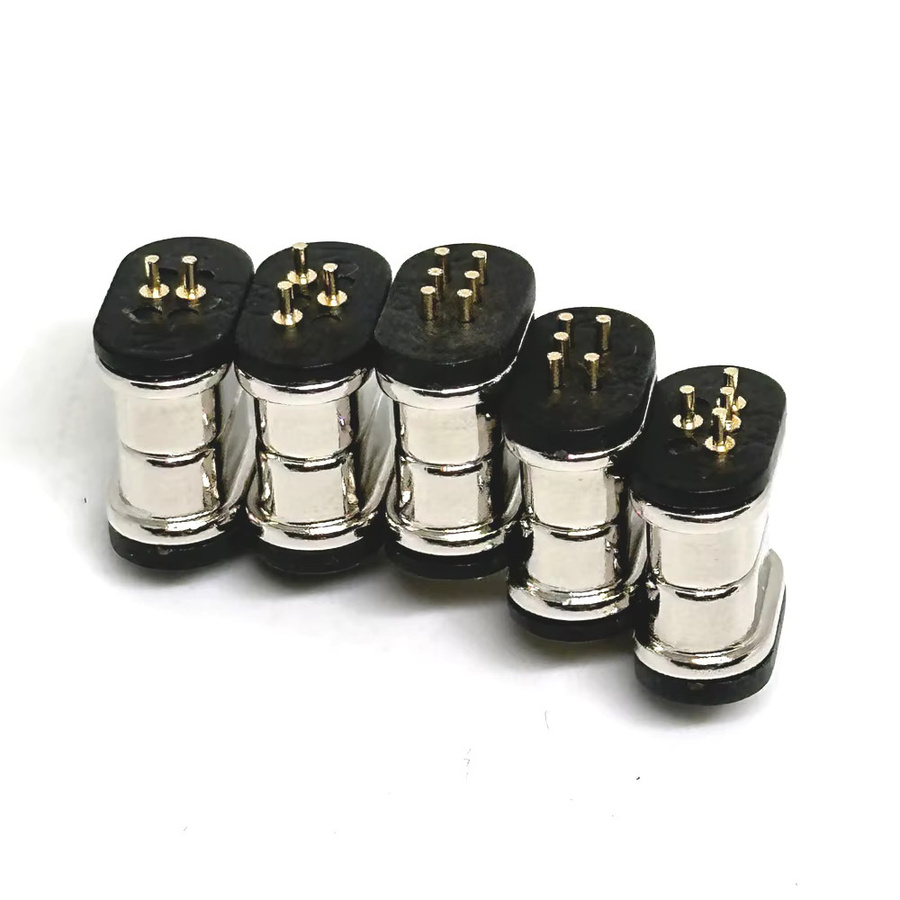 LAJQTAO Magnetischer Pogo-Pin Steckverbinder Wasserdicht 5V 2A mit 2,54mm Federkontakt Pitch - Bild 2