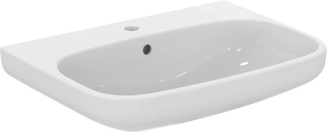 Ideal Standard Waschtisch i.life A in Weiß mit 1 Hahnloch und Überlauf, B/T: 65 x 48 cm - Bild 1