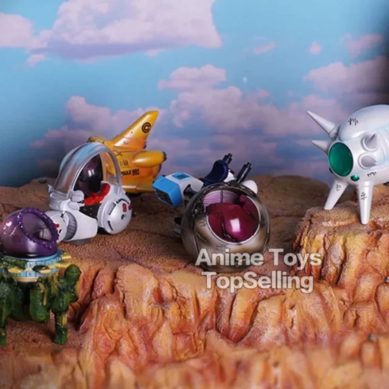 Bandai Dragon Ball Z Anime Figuren Set mit Goku und Vegeta Raumschiff Kapseln, mehrfarbig, Höhe: 10 cm - Bild 1