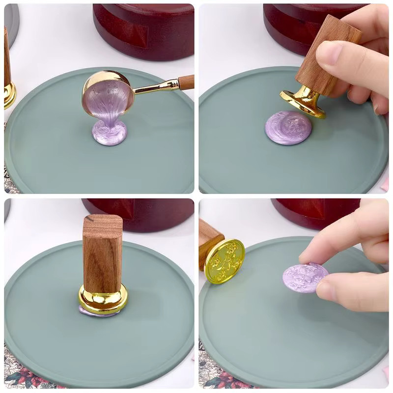 Silikon Versiegelungswachs Pad in Mehrfarbig für DIY Hochzeit und Party - Bild 5