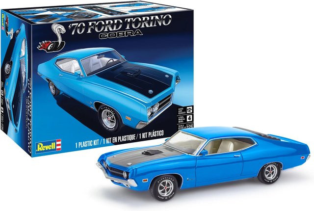 Revell 1970 Ford Torino Cobra, Automodell Bausatz, 1:25, ab 12 Jahren - Bild 2