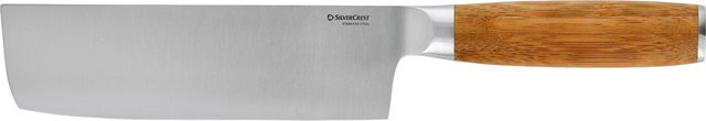 SILVERCREST Küchenmesser Cleaver mit Holzgriff in Silber - Bild 1